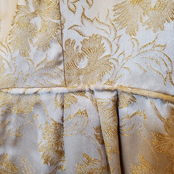 Vintage Fit and Flare Gold and Ivory - Picture 7 of 15